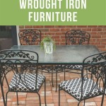 How To Spray Paint Wrought Iron Patio Furniture